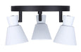 Canarm - ICW1163A03BW10 - Three Light Track Lighting - Radley - Black/White