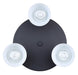 Canarm - ICW1163A03BW10 - Three Light Track Lighting - Radley - Black/White