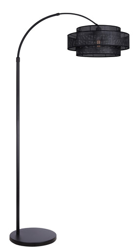Bellamy One Light Floor Lamp Black