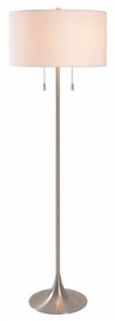 Canarm - IFL2122B61GD - Two Light Floor Lamp - Clara - Gold