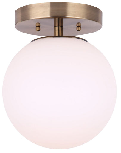 Camilo One Light Flush Mount Gold