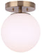 Canarm - IFM1029A08GD-FO - One Light Flush Mount - Camilo - Gold