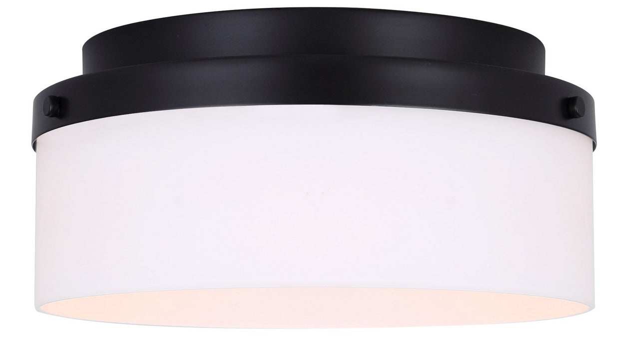 Canarm - IFM2029B12BK - Two Light Flush Mount - Malloy - Black