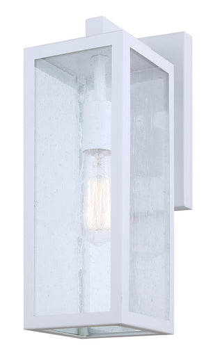 Newport One Light Outdoor Lantern White
