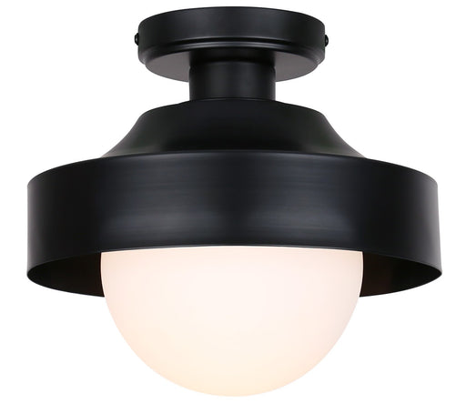Canarm - IOL641BK - One Light Outdoor Ceiling Mount - Baylor - Black