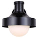 Canarm - IOL642BK - One Light Outdoor Lantern - Baylor - Black
