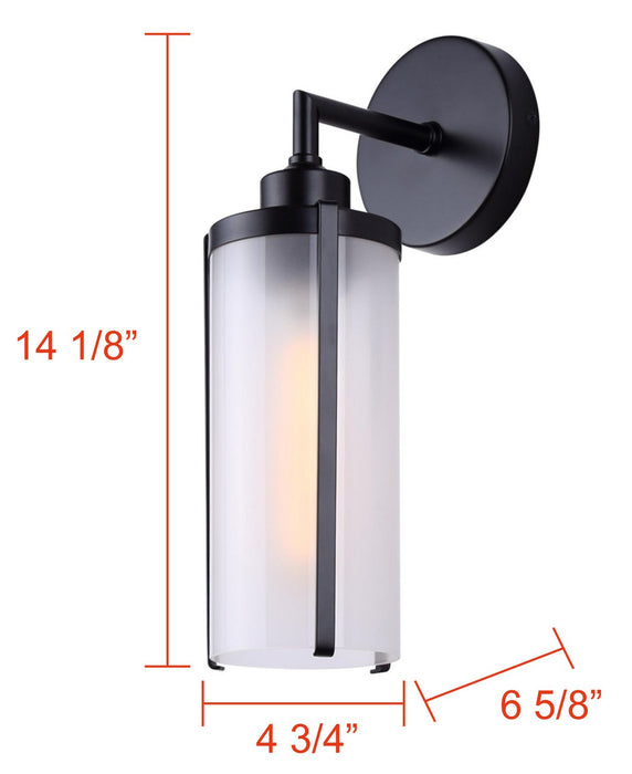 Canarm - IOL653BK - One Light Outdoor Lantern - Beau - Black