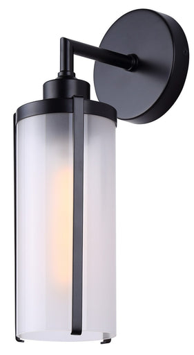 Beau One Light Outdoor Lantern Black