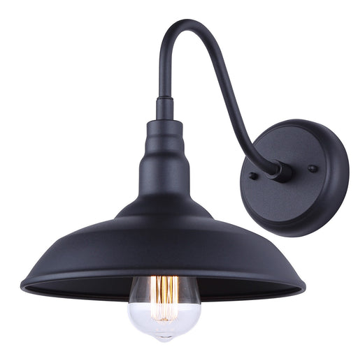 Hattie One Light Outdoor Wall Mount Sand Black