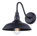Canarm - IOL691BK - One Light Outdoor Wall Mount - Hattie - Sand Black