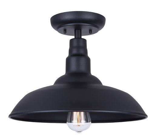 Canarm - IOL695BK - One Light Flush Mount - Valec - Sand Black
