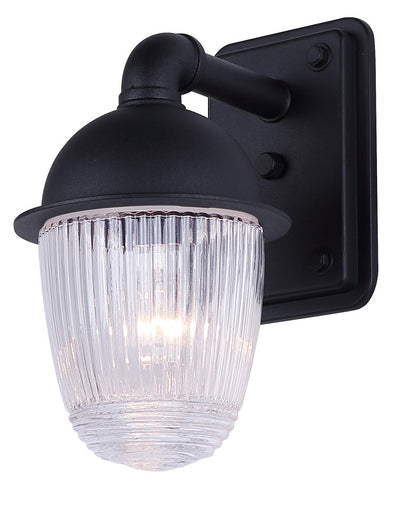 Seni One Light Outdoor Lantern Black