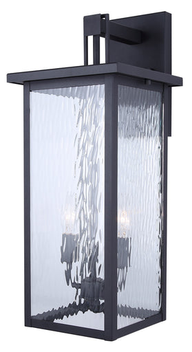 Shana Two Light Outdoor Wall Lantern Black