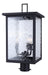 Canarm - IOL708BK - Three Light Outdoor Post Lantern - Shana - Black
