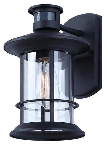 Dakota One Light Outdoor Wall Mount Black