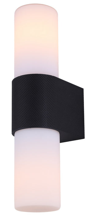 Canarm - IOL728BK - Two Light Outdoor Lantern - June - Black