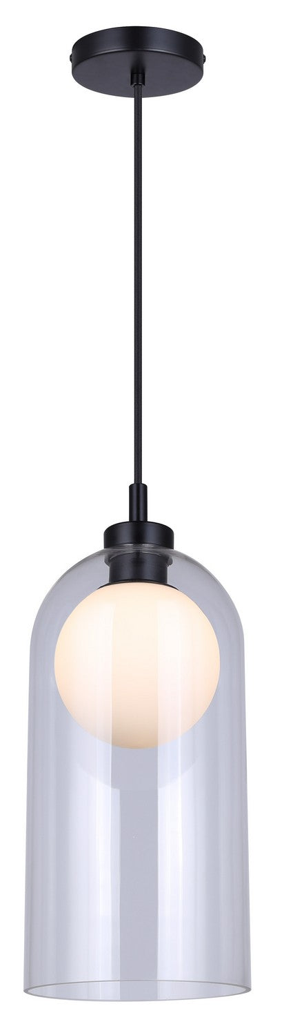 Canarm - IPL1142A01BK - One Light Pendant - Pelia - Black