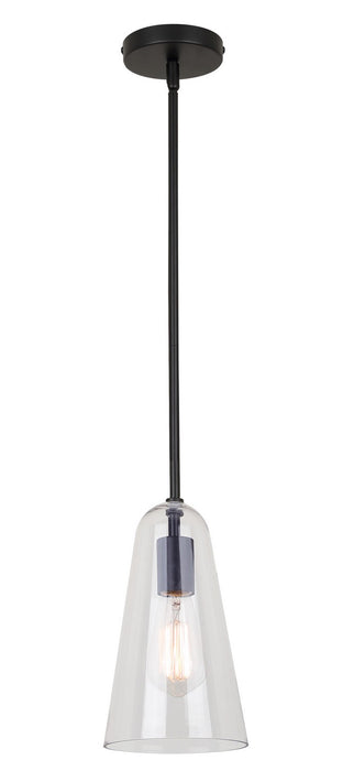 Canarm - IPL1144A01BK - One Light Pendant - Luisa - Black
