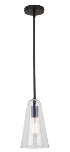 Luisa One Light Pendant Black