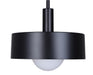 Canarm - IPL1150A01BK - One Light Pendant - Daylon - Black