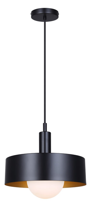 Canarm - IPL1150A01BK - One Light Pendant - Daylon - Black