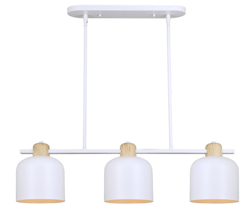 Canarm - IPL1152A03WHW - Three Light Pendant - Caleb - White