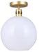 Canarm - IPL1169A01GDP - One Light Pendant - Monroe - Gold