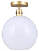 Canarm - IPL1169A01GDP - One Light Pendant - Monroe - Gold