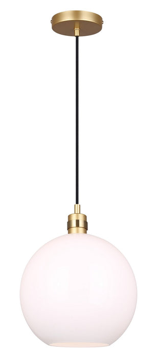 Canarm - IPL1169A01GDP - One Light Pendant - Monroe - Gold