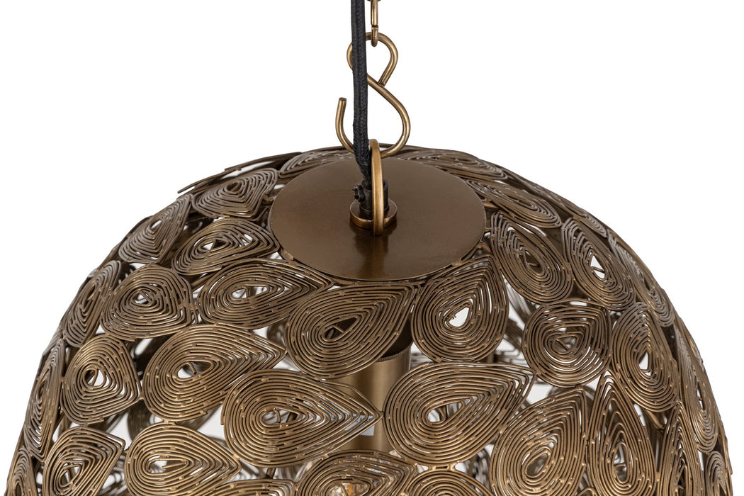 Canarm - IPL1184A01AB14 - One Light Pendant - Kora - Antique Brass