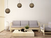 Canarm - IPL1184A01AB14 - One Light Pendant - Kora - Antique Brass
