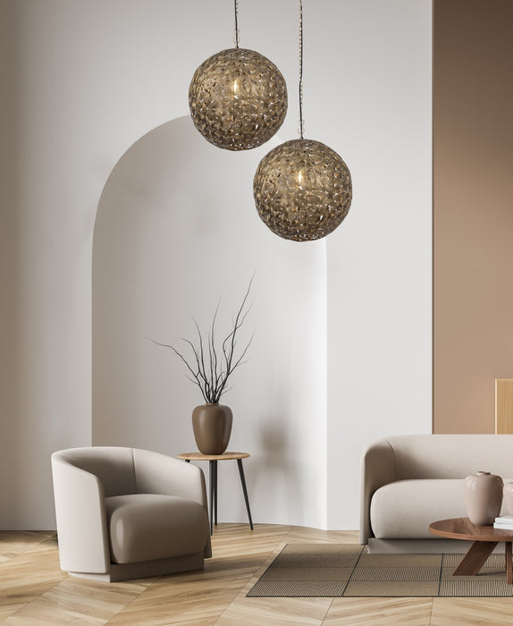 Canarm - IPL1184A01AB19 - One Light Pendant - Kora - Antique Brass