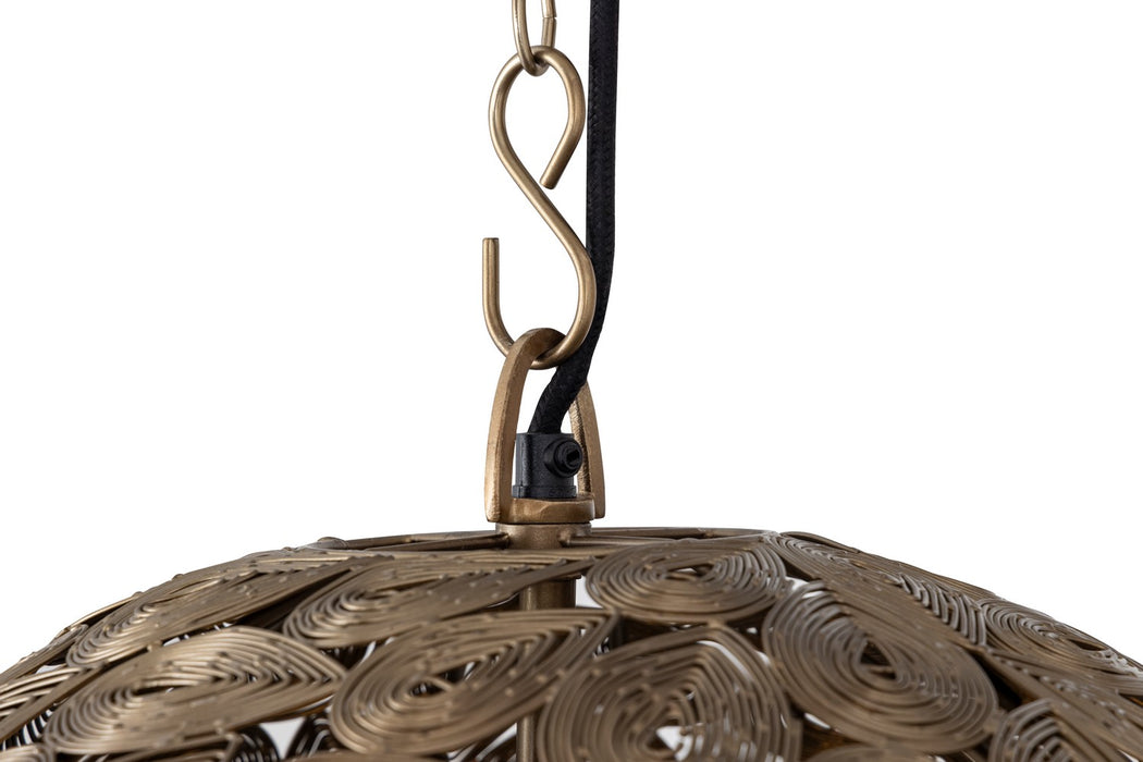 Canarm - IPL1184A01AB19 - One Light Pendant - Kora - Antique Brass
