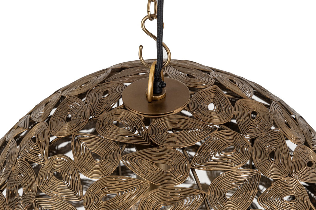 Canarm - IPL1184A01AB19 - One Light Pendant - Kora - Antique Brass