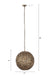 Canarm - IPL1184A01AB19 - One Light Pendant - Kora - Antique Brass