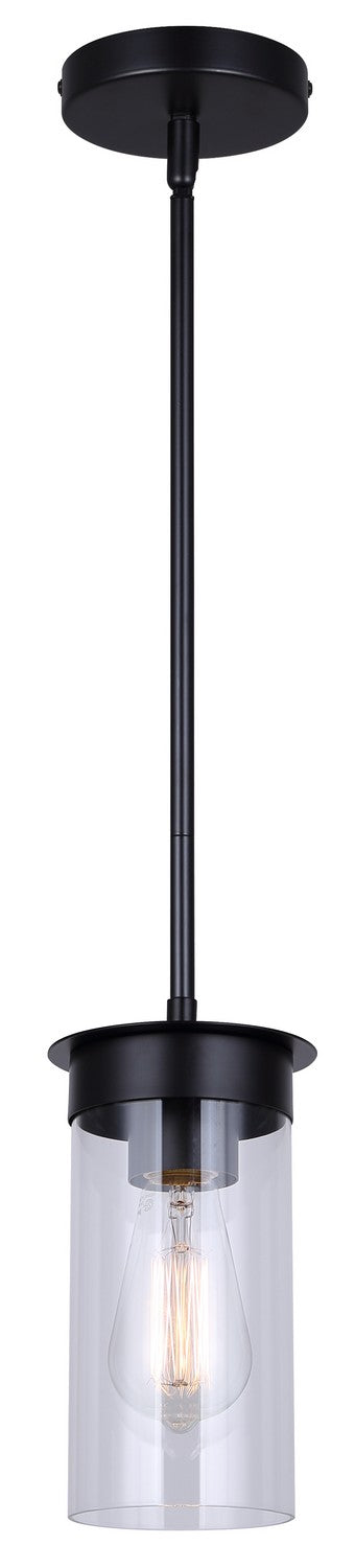 Canarm - IPL1205A01BK - One Light Pendant - Benson - Black