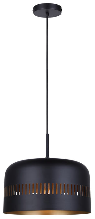 Canarm - IPL1207A01BK - One Light Pendant - Miles - Black