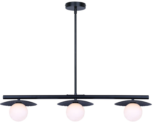 Mierka Three Light Pendant Black