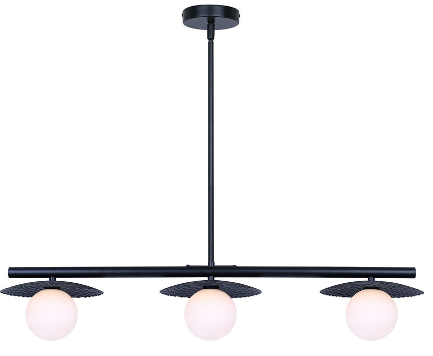 Canarm - IPL1209A03BK9 - Three Light Pendant - Mierka - Black
