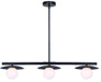 Canarm - IPL1209A03BK9 - Three Light Pendant - Mierka - Black
