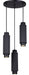 Canarm - IPL1231A03BK10 - Three Light Pendant - Cohen - Black