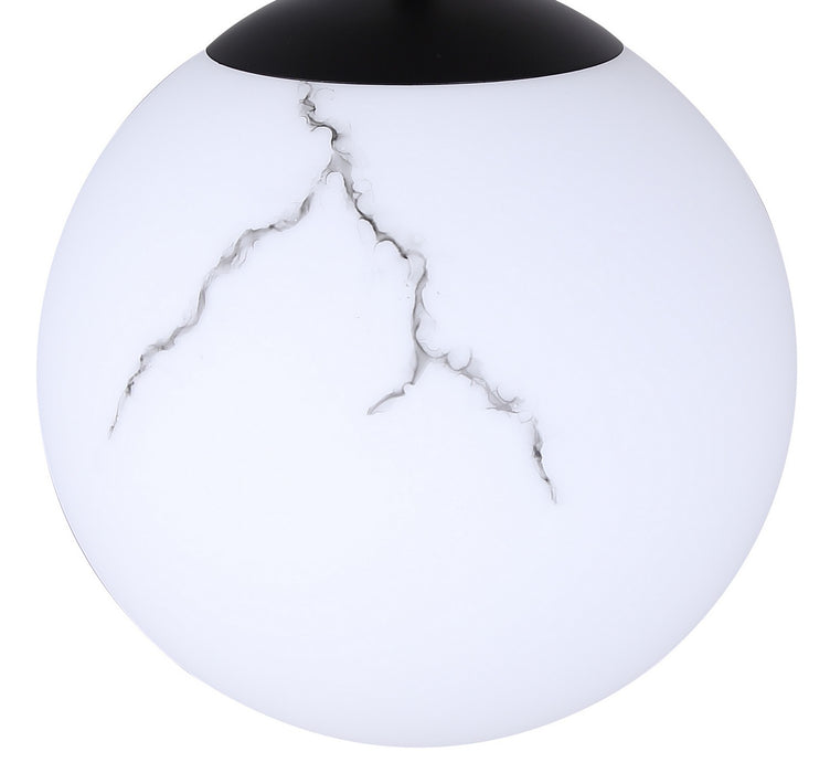 Canarm - IPL2101B01BK - One Light Pendant - Halsey - Black