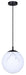 Canarm - IPL2101B01BK - One Light Pendant - Halsey - Black