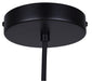 Canarm - IPL2101B01BK - One Light Pendant - Halsey - Black
