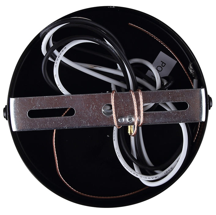 Canarm - IPL2104B01BK - One Light Pendant - Ledger - Black