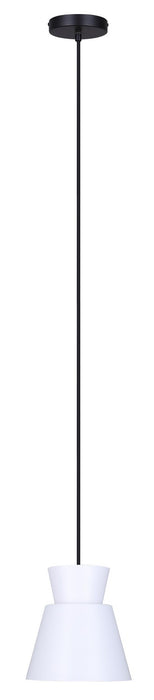 Canarm - IPL2107B01BW - One Light Pendant - Arbella - White