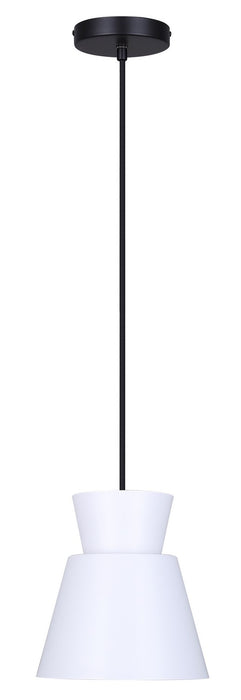 Canarm - IPL2107B01BW - One Light Pendant - Arbella - White