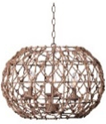 Aura Three Light Pendant Tan