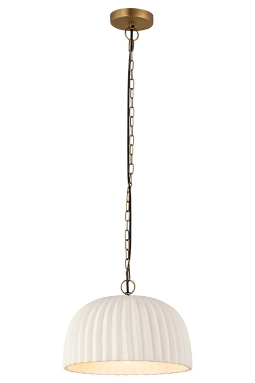 Canarm - IPL2152B01AB - One Light Pendant - Audrey - Antique Brass