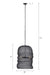 Canarm - IPL2154B03BP - Three Light Pendant - Kara - Matte Black